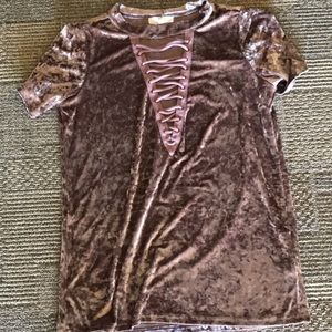 Crushed Velvet Top